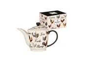 Ashdene Heartland 1000ml Teapot Tea Brewing Pot w Stainless Steel Infuser Lid