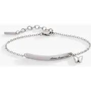 Alex and Ani Choose Happiness Inline Bracelet in Silver at Nordstrom