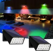 Solar Outdoor Light Colored, Daylight White/Red/Blue/Green Solid Color+Multic...