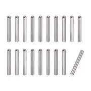 3x20mm Dowel Pins, 50pcs Round Head Flat Chamfered End Dowel Pin