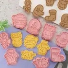 Christmas Theme Cookie Cutters Kitchen Pastry Baking Tools Biscuit Mold