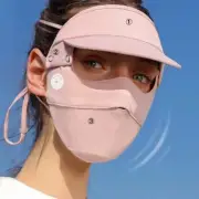 Sun Proof Breathable Anti-UV Neckline Cap Sports Hat Golf Mask Ice Silk Bib