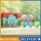 6Pcs Christmas Bath Bombs Bath Bombs Gift Set Natural Bath Bombs for Kids Adults