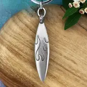 Surfboard Pewter Keyring Keychain, Mens Gift,Australian Gift