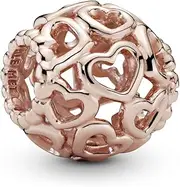 [PANDORA] Jewelry Open Your Heart Rose Charm