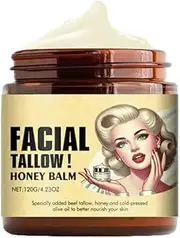 Manuka Honey Balm, Unscented, Grass Fed Grass Finished Organic Face Cream, Moisturizer, Body Lotion, Skin Care and Lip Balm