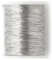 Beading Wire 28 Gauge 40yd Silver