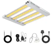 Phlizon Pro 2000W LED Grow Light 4x4ft Full Spectrum LED Grow Light Indoor Plant
