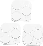 UTHCLO 3Pcs Fingerprint Phone Lens Protection Covers Scratch Resistant Transparent Lens Protectors for and Easy to Install Maximum