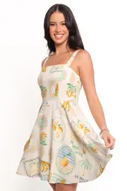 [PUP50] Willow Mini Dress - Edan XS Multi