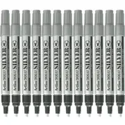 Artline 900XF Box 12 Paint Marker Bullet Tip Nib 2.3mm Metallic (Silver)
