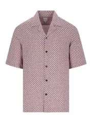 NEW Paul Smith Pois Pink Polka Dot Viscose Camp Shirt Sz L NWT $325