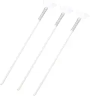 Outanaya 3Pcs Fan Shape Mask Brushes for Skin Care Long Handle Design for Easy Application Face Hard to Reach Areas for Face Masks and Beauty Treatments