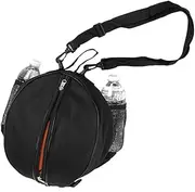 FoRapid Size 7/29.5" Basketball Bag Soccer Ball Football Volleyball Softball NBA Basketball Bag Holder Carrier+Adjustable Shoulder Strap 2 Mesh Pockets f/ Water Bottle Towel Sports Shoes-Camo