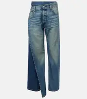 [Junya Watanabe] Junya Watanabe Asymmetric straight jeans AU 10 blue