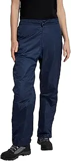 [Mountain Warehouse] Spray Womens Short Waterproof Over Trousers - Mesh Lined Ladies Over Pants, Taped Seams, Half Zip, Walking Rain Pants - for, Travelling, Hiking