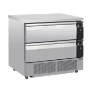 POLAR U-SERIES 2 DRAWER COUNTER FRIDGE FREEZER 4XGN DA996-A