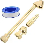 TOPPERFUN Tire Inflator Chuck Metal Hose Fitting Air Hose Quick Auto Car Motorbike Bike Accurate Inflation