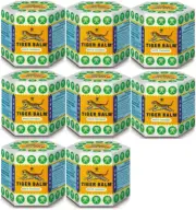 8 Bottles x Tiger Balm White Ointment 21g each - Ayurveda Pain Relieve Balm