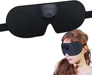 Sleep Masque Head Massager - Cordless Electric Sleep Masque Eye Massager - Vibration Head Massage Tool for Travel, Office, Home, Car