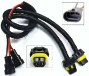 Extension Wire P 9006 HB4 Two Harness Head Light Plug Play Low Beam Socket Bulb