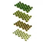 Static Grass Tufts Seasonal Grass for Sand Table Tabletop Miniature Scenery