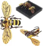 OriGlam 2 x Bee Fly Fishing Lures Bumble Bee Trout Fishing Fly Fishing Topwater