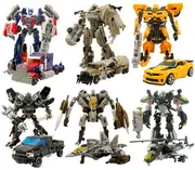 Transformers Figurine toys Autobots Optimus Prime IronHide Megatron Skyhammer Red Spider Action Figures Robot