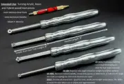 Acrylic/Resin Set of 4 Carbide Turning Tools - Simple Start (4" Tools with 8" Ha