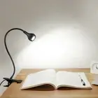 1W LED Flexible USB Reading Light Clip-On Beside Bed Table Desk Lamp Low power