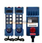 6 Keys Industrial Wireless Crane Radio Lift Remote Control Transmitter&Receiver