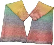 [Qianly] Ice Skating Leg Warmers Leg Cover Lightweight Skating Socks Soft Footless Socks