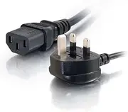 C2G 1 Metre UK Power Cord (IEC320C13 to BS 1363) 3ft Kettle Cable/Power Cord 88512