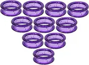 Pet Scissor Finger Rests 12 Silicone Finger Rings Soft Sturdy for Dog Grooming Universal Thumb Inserts Protect Fingers Vibrant Colors for Easy Organization