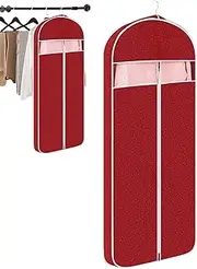 [Huvqianu] Travel Garment Bag, Dustproof Non-Woven Fabric Storage Cover, Suit carrier for Home, Business Trip, Travel, and Vacation Closet Storage,(small, medium, Large)
