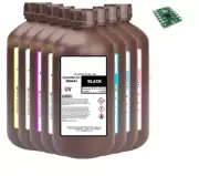(1,000 ML) INK REFILL PREMIUM COMPATIBLE MIMAKI UV CURE LUS-175 + CHIP