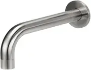 Meir Outdoor Universal Round Curved Spout, 316-Grade Stainless Steel with Corrosion Resistant, Standard 1/2" BSP Thread