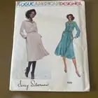 Vintage VOGUE Pattern Jerry Silverman #1829 Dress Sz 14 UC/FF