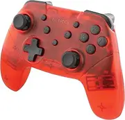 Nyko Wireless Core Controller - Bluetooth Pro Controller Alternative with Turbo and Android/PC Compatibility for Nintendo Switch - Red