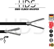 New Laparoscopic Endo Clinch Grasper 5mmX330mm Fenestration Forceps Dissector