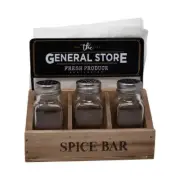 Honeysuckle Homestead Napkin Holder & Spice Bar