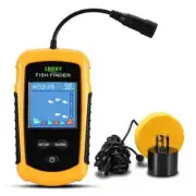 Color Screen Portable Wired Fish Fepth Range Sonar Echo Sounders Fishfinder