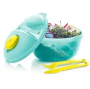 Tupperware Salad On the Go Set/Aruba brand new still in plastic.