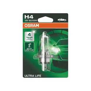 真便宜 OSRAM歐司朗 ULTRA LIFE 64193ULT 長壽型燈泡 H4 12V 60/55W(1入)