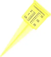 Abaodam Outdoor Rain Sprinkler Gauge Durable Measuring Cup for Accurate Rainfall Measurement and Sprinkler Calibration User Friendly Setup for Garden Lawn Use Yellow