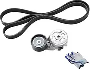 ATPPCCE 90K-38157A (2PCS 38157+K080810HD) Serpentine Belt Drive Component Kit Fit For