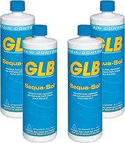 GLB 71016A-04 Sequa-Sol Sequestering Agent Pool Stain Preventer (4 Pack), 1 Quart