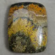 Rectangle shape bumble bee jasper cabochon top grade quality gemstone cabochon