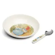 NEW IN BOX Beatrix Potter - Peter Rabbit Classic Bowl & Spoon First Feeding Set