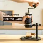 Hand Crank Espresso Machine for Outdoor Portable Manual Extraction Coffee Maker